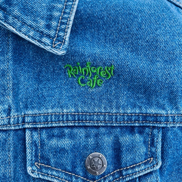 Vintage Rainforest cafe Jean Jacket - Picture 2 of 4